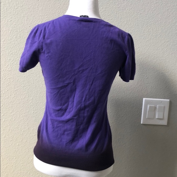 Theory Sz s purple ombré shirt - Picture 3 of 7